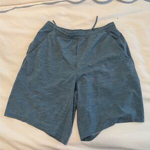 lululemon athletica Men's Heathered Blue Athletic Shorts size M